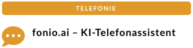 fonio.ai – KI-Telefonassistent