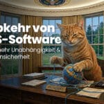 Katze im weißen Haus